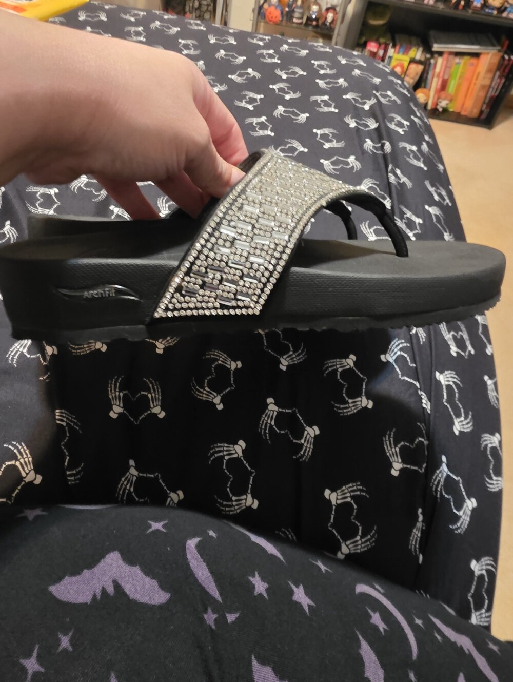 Rhinestone Skechers Sandals - Picture 4 of 5